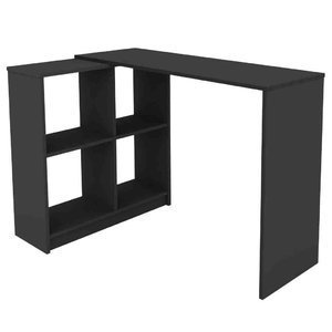 Imagem do Mesa com Estante Madesa 6904 Preto 0 Madesa Mesa com Estante Madesa 6904 Preto 0 Madesa