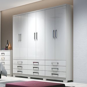Imagem do Guarda-Roupa Casal Lara Henn Branco 0 Henn Guarda-Roupa Casal Lara Henn Branco 0 Henn