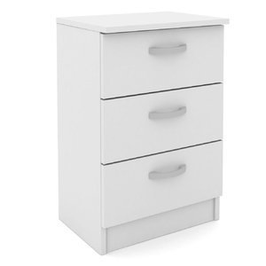 Imagem do Criado-Mudo 3 Gavetas Smart Madesa Branco 0 Madesa Criado-Mudo 3 Gavetas Smart Madesa Branco 0 Madesa