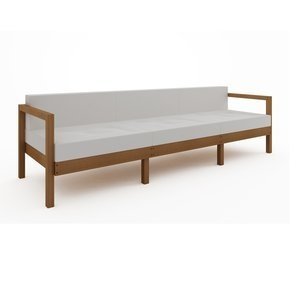 Imagem do Sofá Componível Lazy - 3 Lugares (almofadas não acompanham o produto) Jatobá 0 Mão e Formão Sofá Componível Lazy - 3 Lugares (almofadas não acompanham o produto) Jatobá 0 Mão e Formão